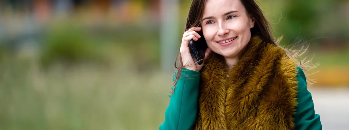 Woman Talking On Phone