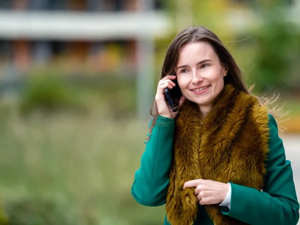 Woman Talking On Phone