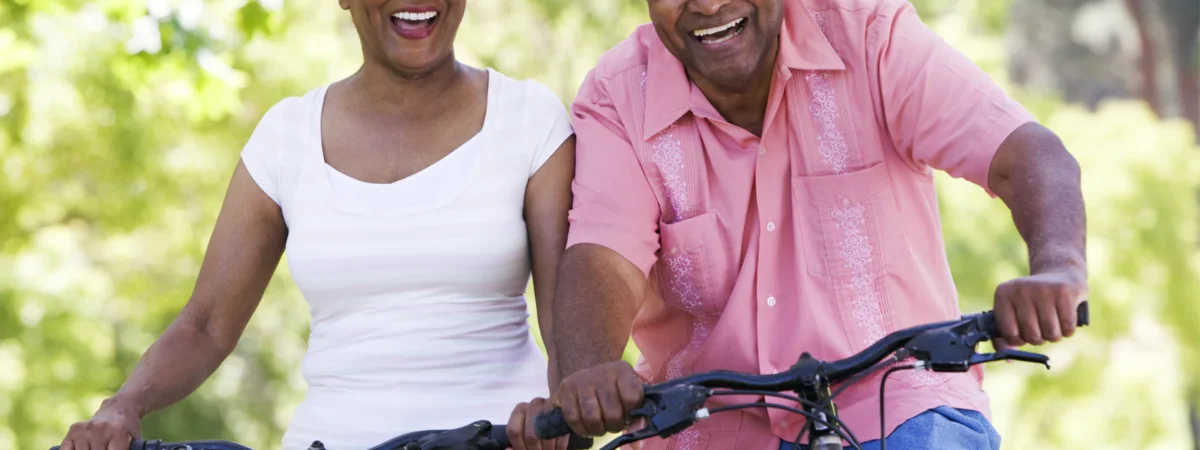 Senior Man Bike