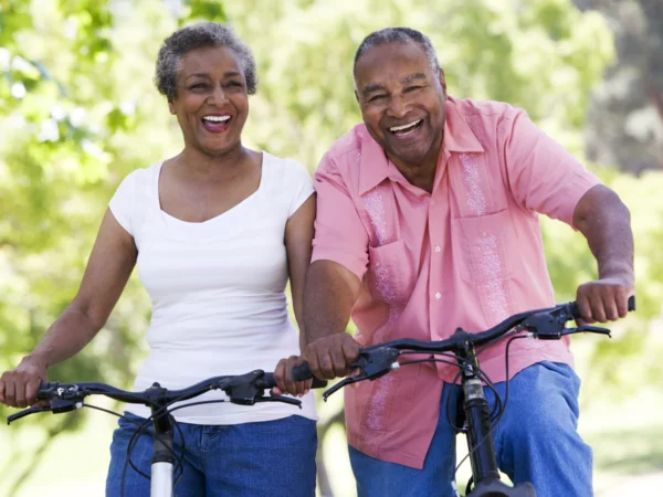 Senior Man Bike